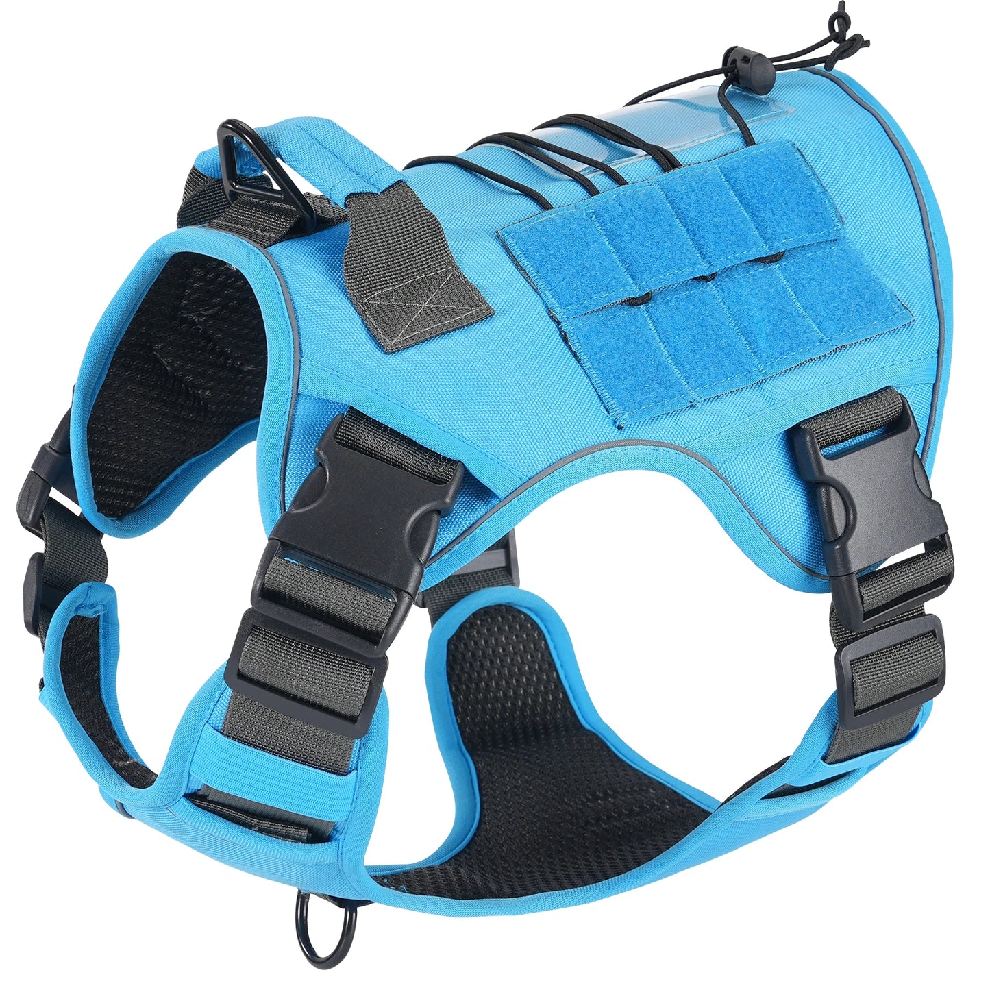 Tactical No-Pull Dog Harness — Reflective Adjustable Working & Training Vest for Small, Medium & Large Dogs