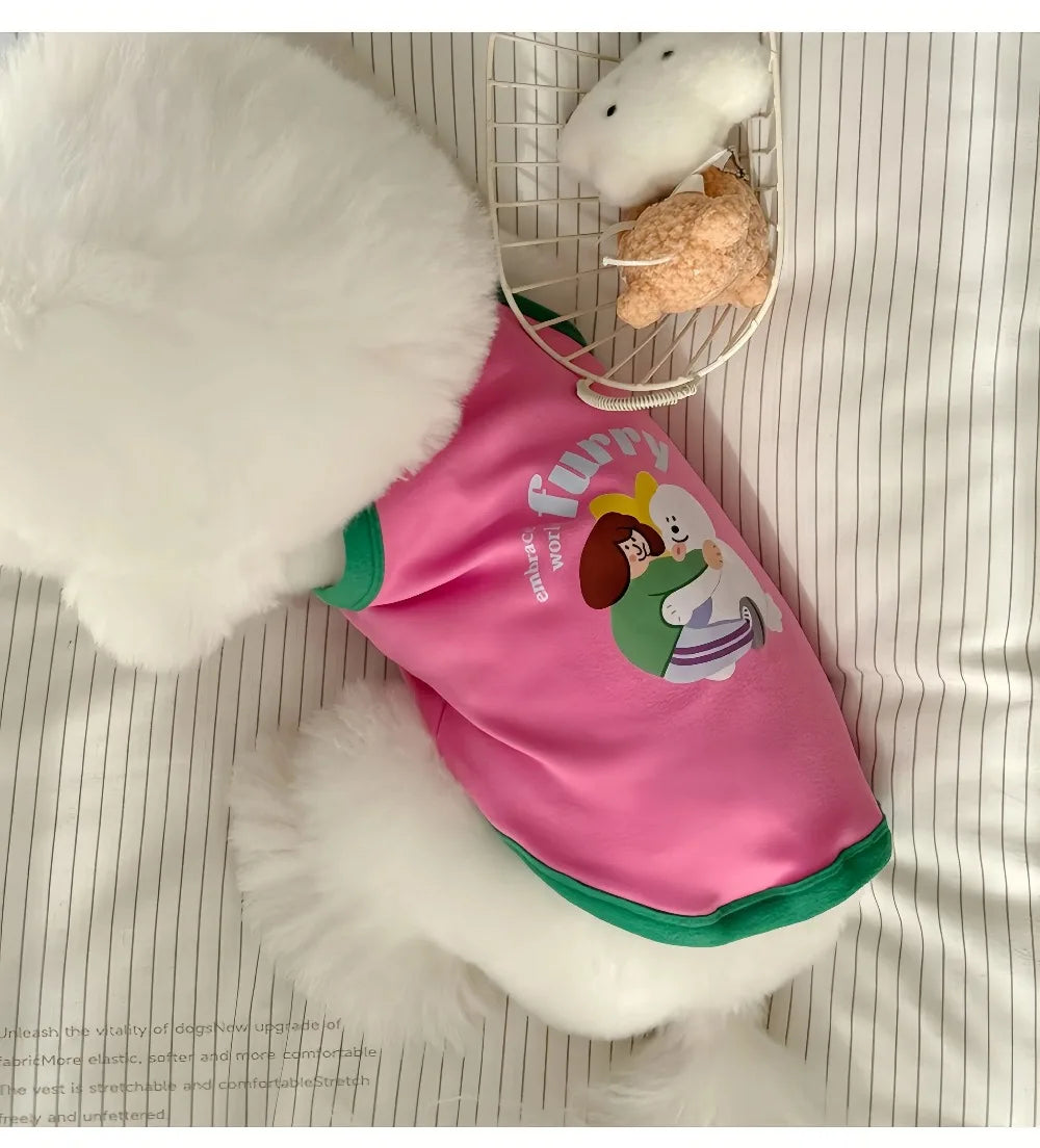 Robe et gilet rafraîchissants 2 en 1 pour petits chiens et chats | Jupe d'été respirante "Princesse" pour Chihuahuas et chiots
