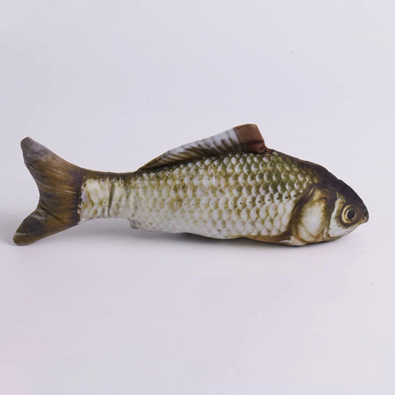 Plush Fish Cat Toy