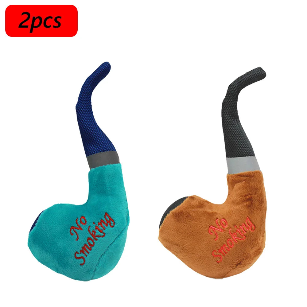 Squeaky Plush Slipper Chew Toy for Small Dogs