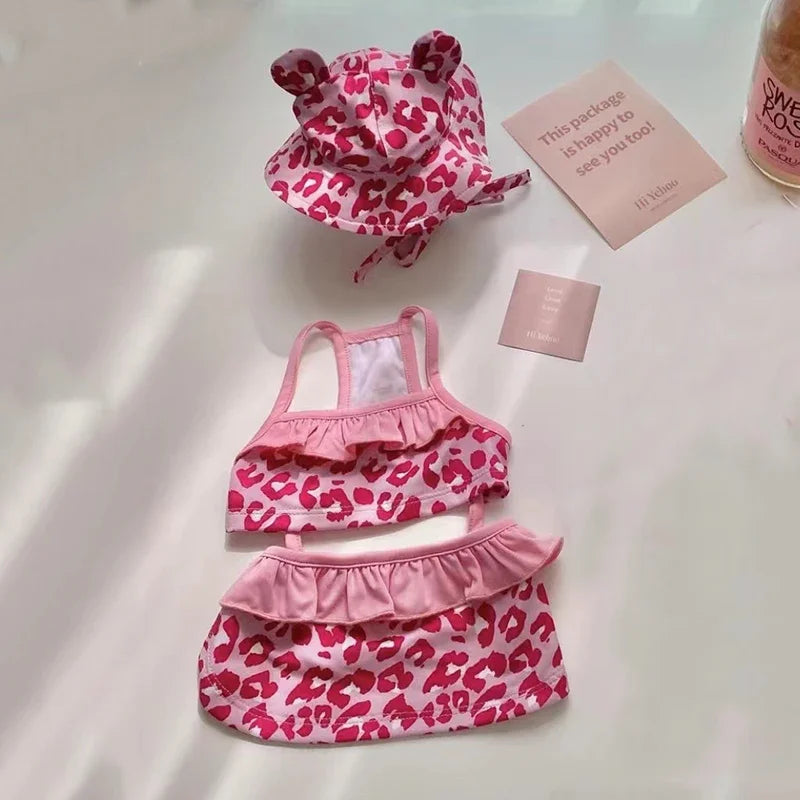 Dog Bikini & Swim Cap Set