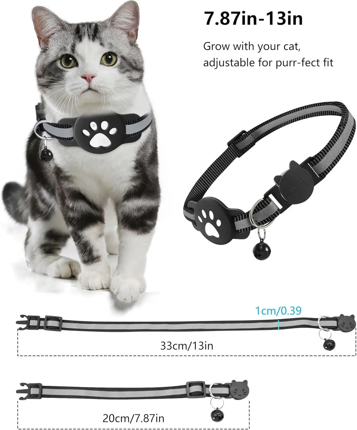 Google Find My Pet Collar Tracker for Android — IP68 Waterproof, No Subscription