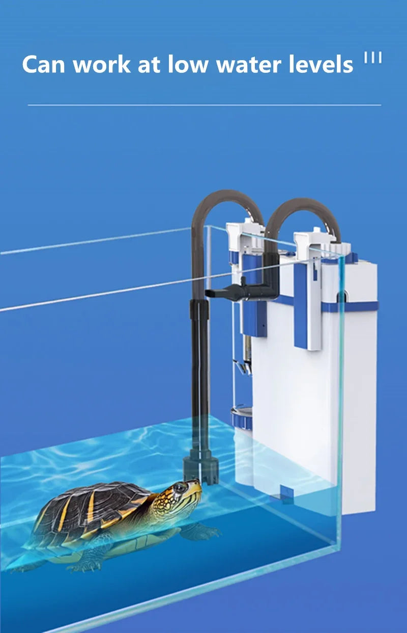 Wall-Mounted Aquarium Filter & Circulation Pump