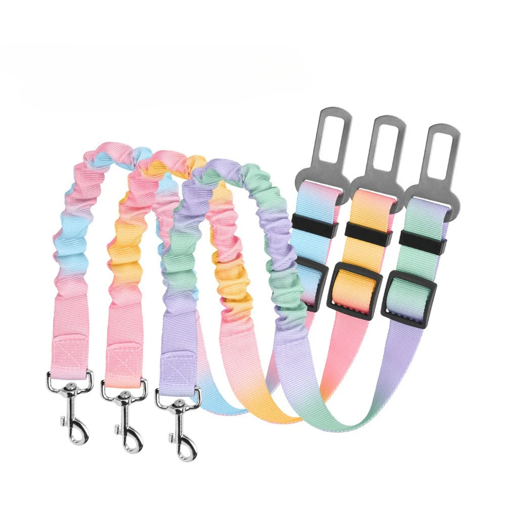 Harnais de ceinture de sécurité réglable pour chien