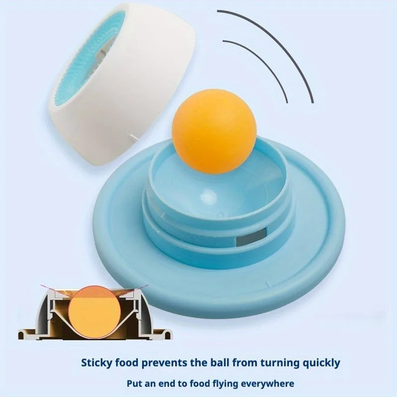Interactive Lick Mat & Slow Feeder Bowl for Dogs & Cats — Promotes Dental Health & Calm Eating