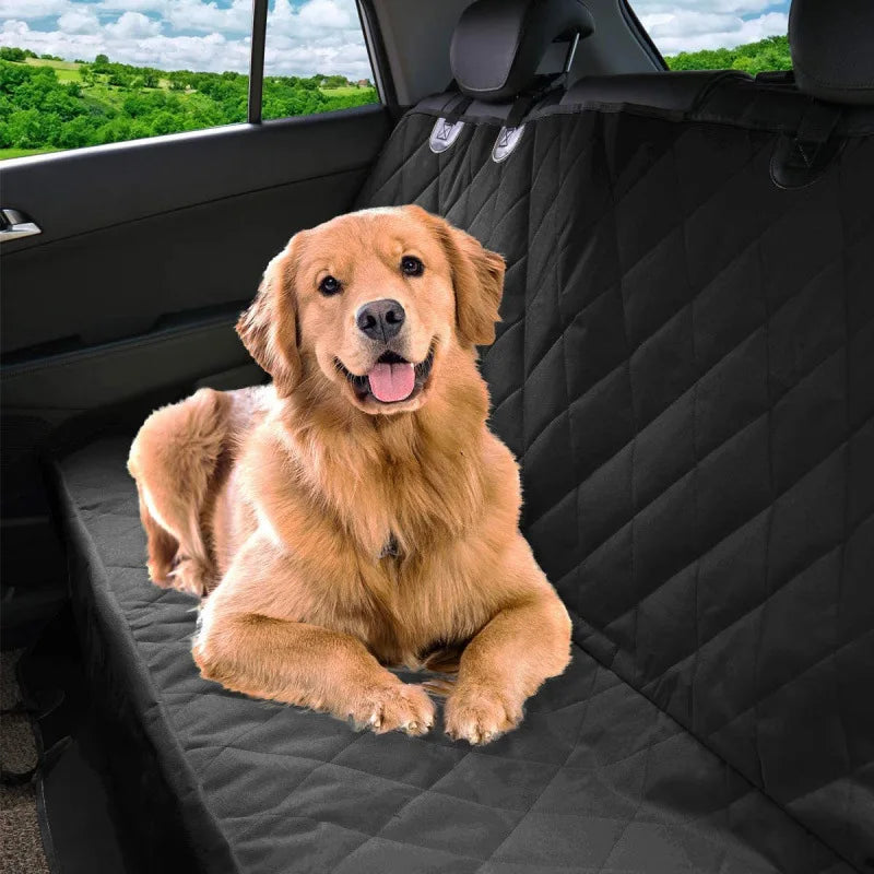 Waterproof Dog Car Seat Cover for Back Seat — Non-Slip Universal Fit