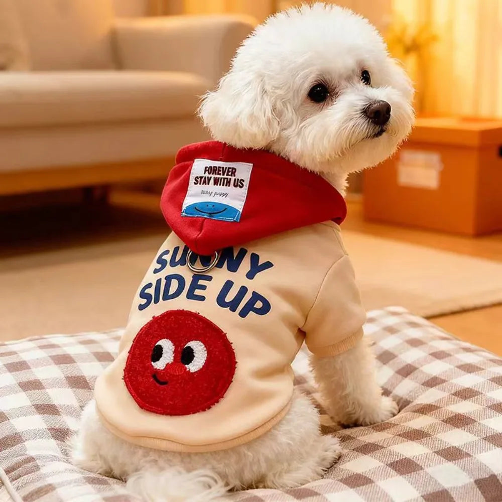 Smile Face Hoodie for Small & Medium Dogs & Cats