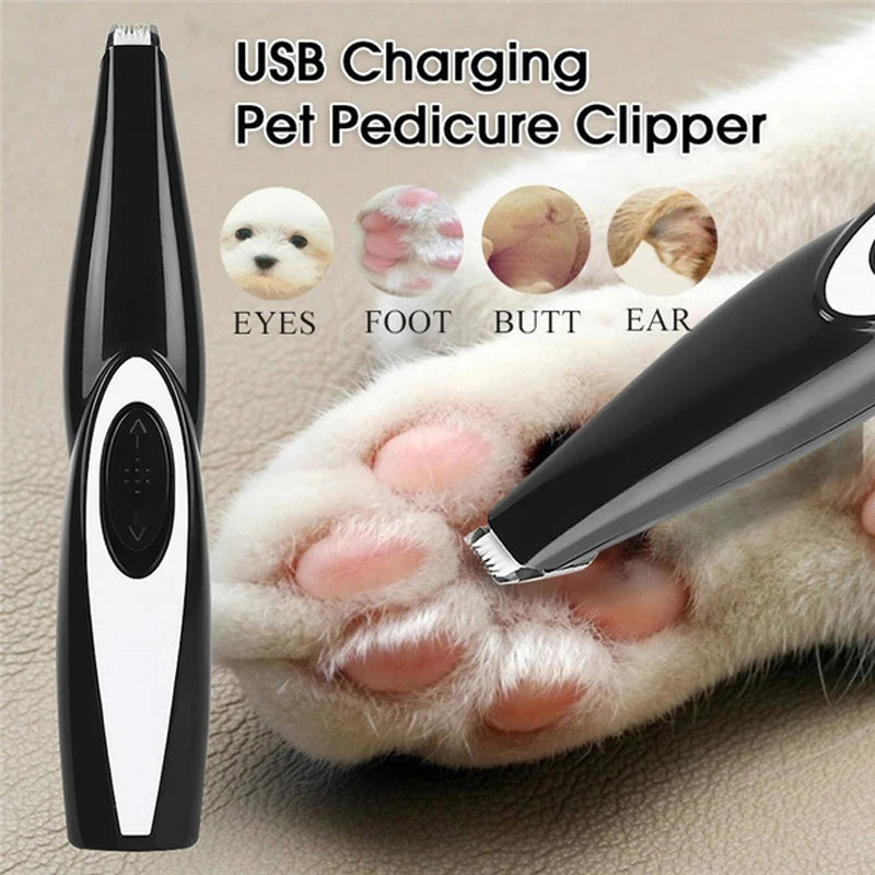 Professional Rechargeable Pet Grooming Clipper Kit for Dogs & Cats