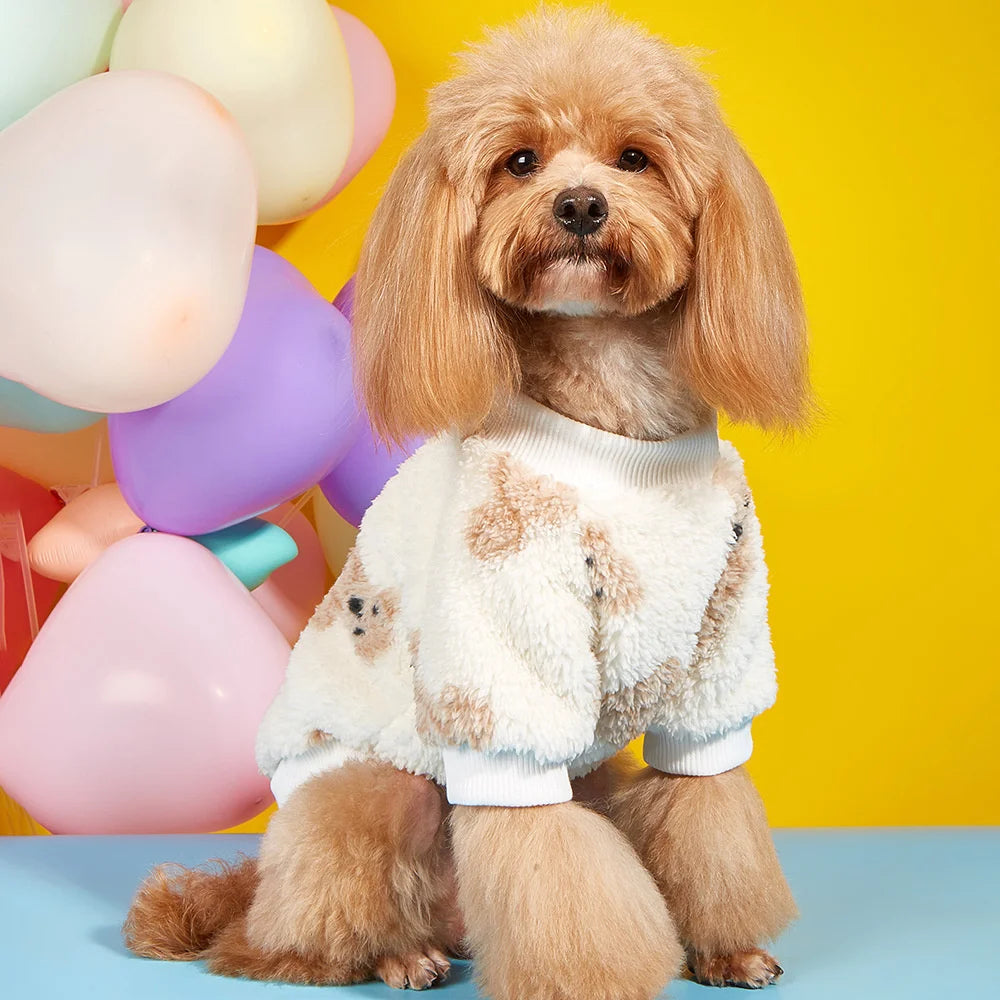 Fleece Winter Sweater for Cats & Small Dogs
