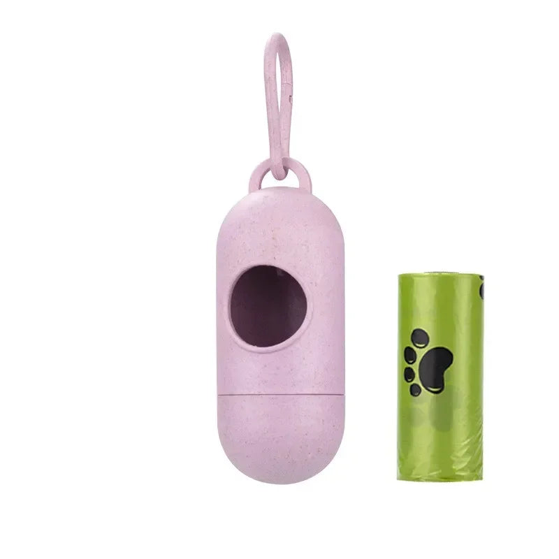 Dog Poop Bag Dispenser with Waste Bags - Convenient Holder for Dog Walks