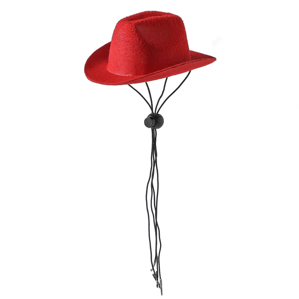 Western Cowboy Pet Hat for Cats & Small Dogs