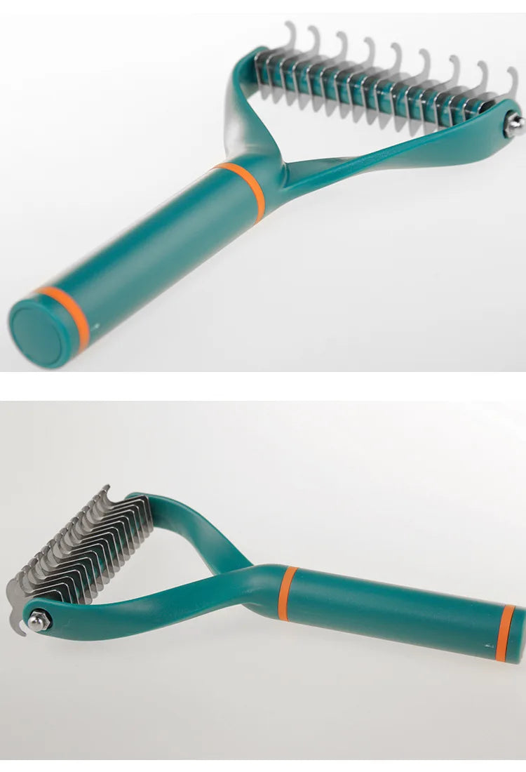 Stainless Steel Grooming Brush & De-shedding Comb for Dogs