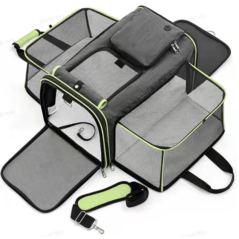 Foldable Large Capacity Pet Carrier Bag