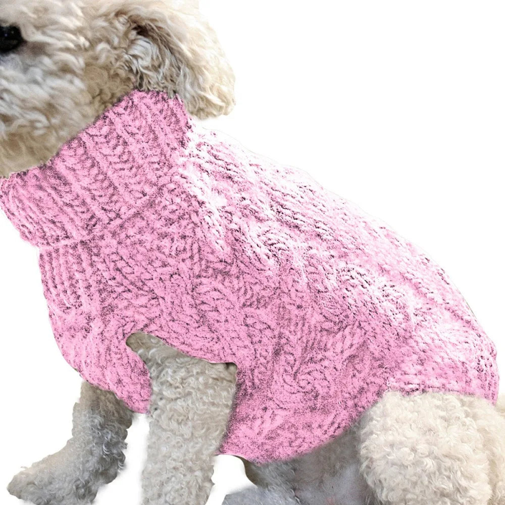 Pull en tricot pour chien | Pull chaud d'automne et d'hiver pour petits chiens et chiots