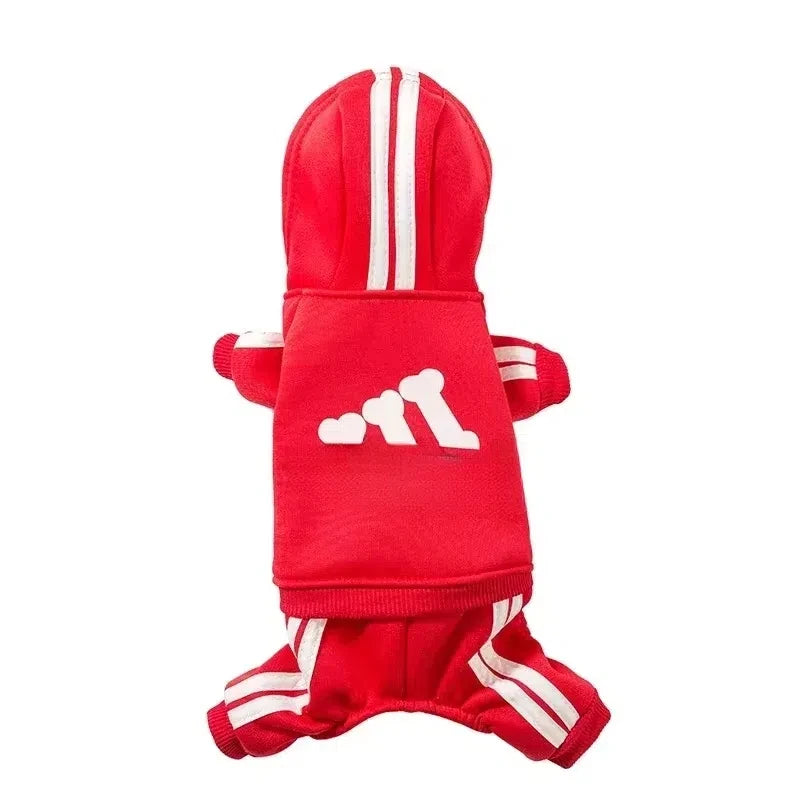 Winter Dog Jumpsuit - Warm Fleece Hoodie for Small to Large Dogs