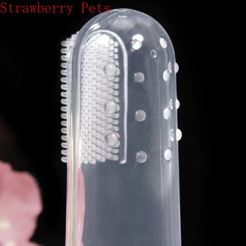 Soft Silicone Pet Finger Toothbrush