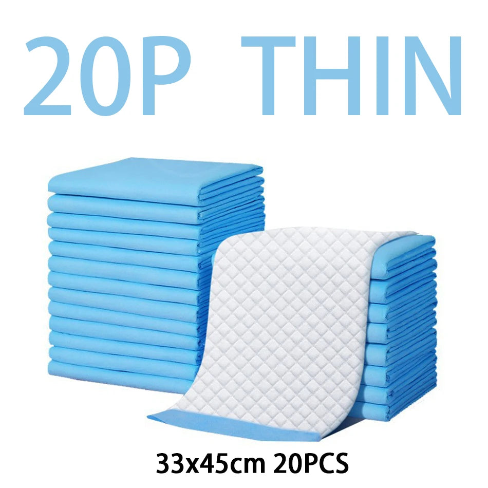 Absorbent Puppy Training Pee Pads — Disposable Dog Diapers for Indoor Use