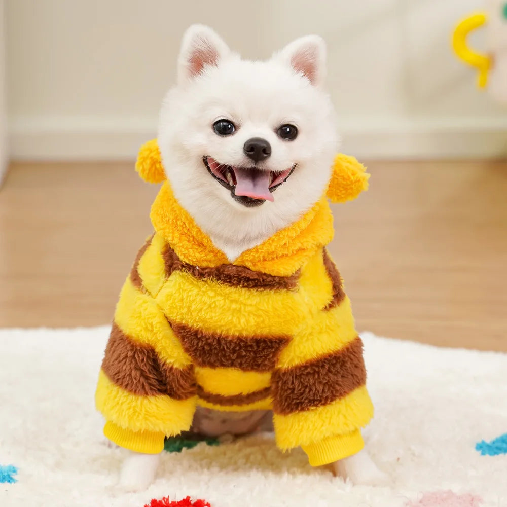 Bee Cosplay Hoodie & Warm Jacket for Small & Medium Dogs