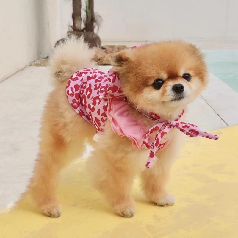 Dog Bikini & Swim Cap Set