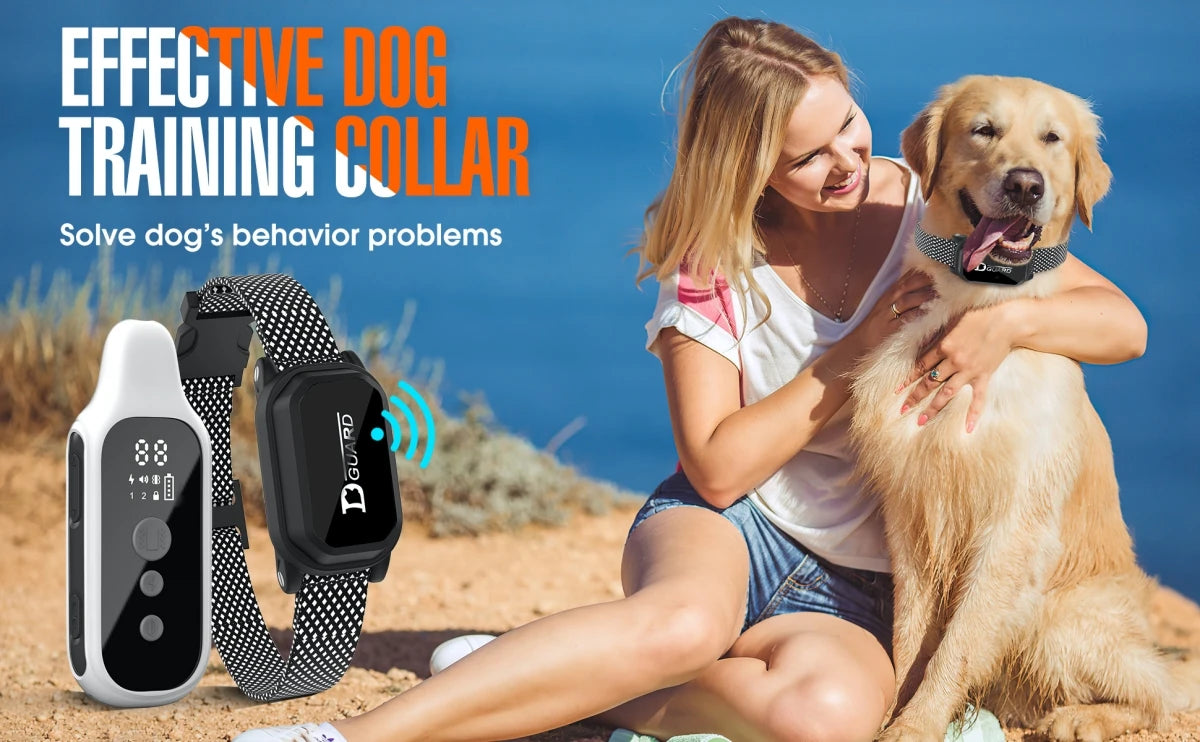 Digital Remote Dog Training Collar — 800m Range, LCD Display & Waterproof