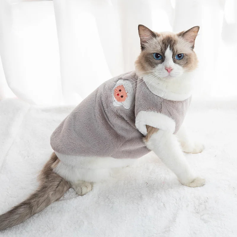 Faux Rabbit Fur Plush Dog & Cat Vest
