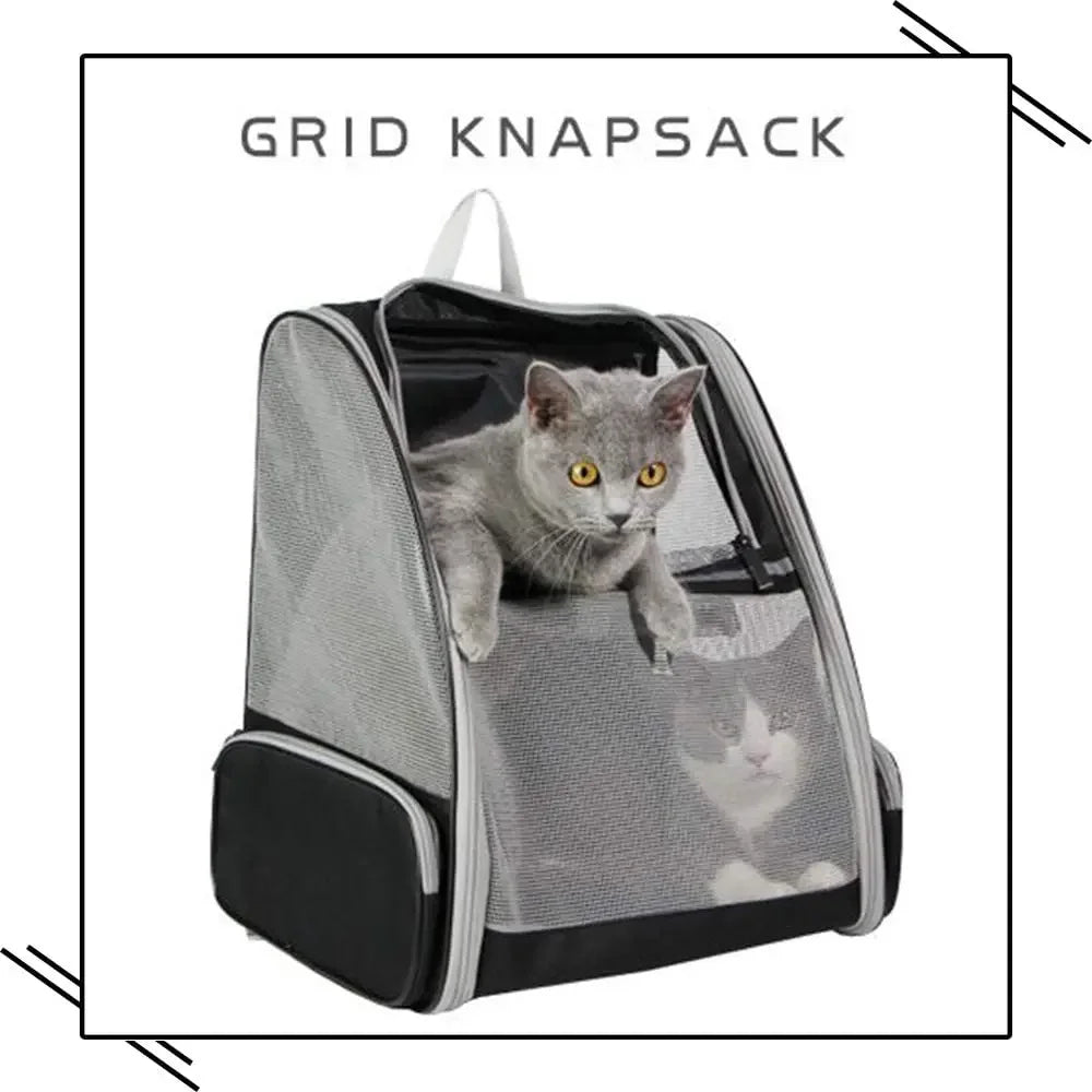 Breathable Foldable Pet Carrier Backpack — Portable Travel Bag for Cats & Puppies