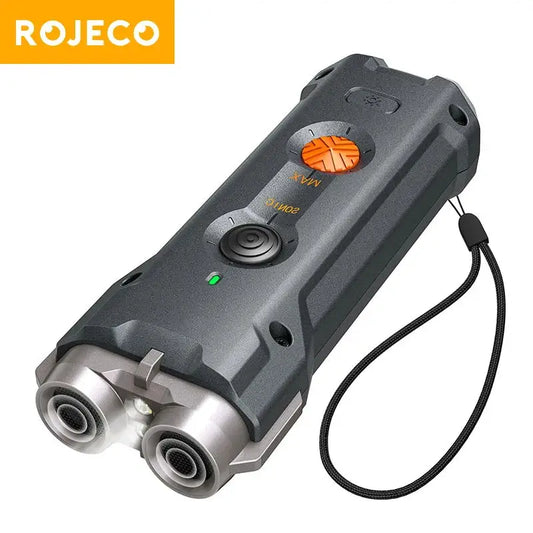 Ultrasonic Dog Repeller - Rechargeable Anti-Barking Device with LED Flashlight