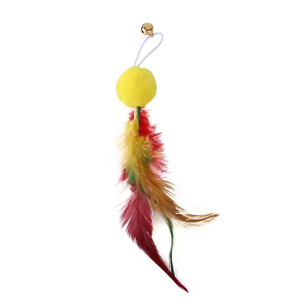 Ensemble d'accessoires de remplacement pour jouets pour chats avec souris, ver et balle