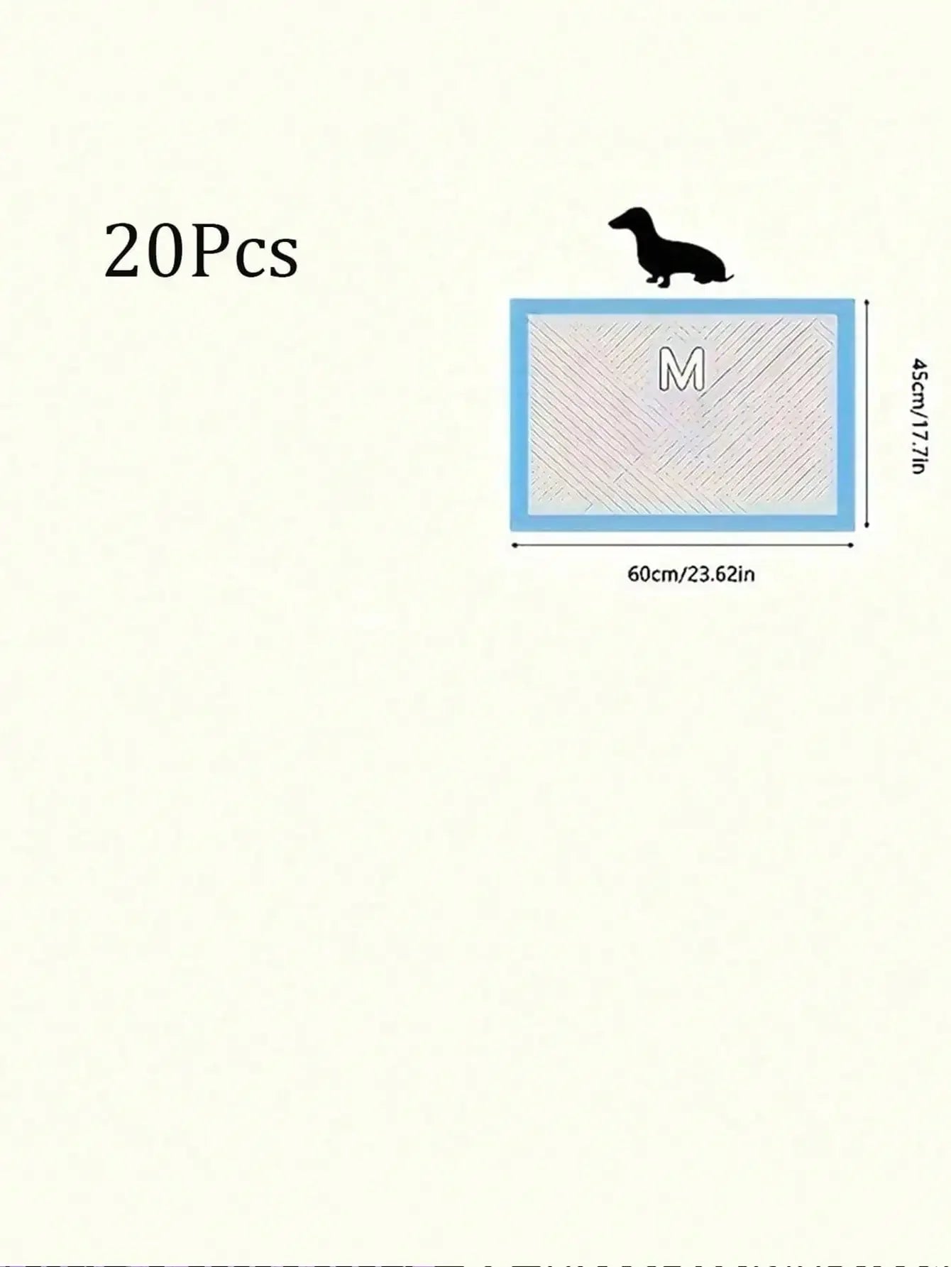 Thickened Dog Pee Pads – Pack of 100