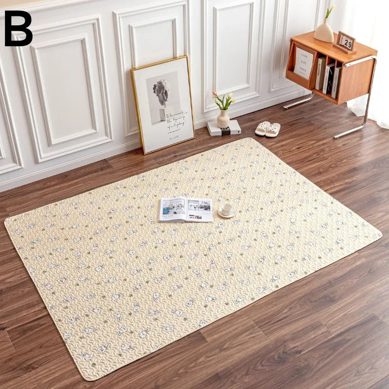 Washable Cotton Pet Floor Mat – Multi-Use Bedding Pad