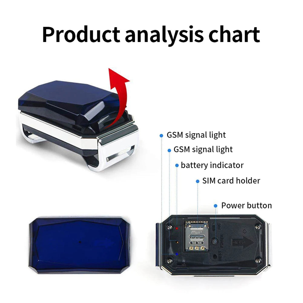 G12 IP67 GPS Tracker for Pets, Kids & Elderly — Up to 10-Day Battery