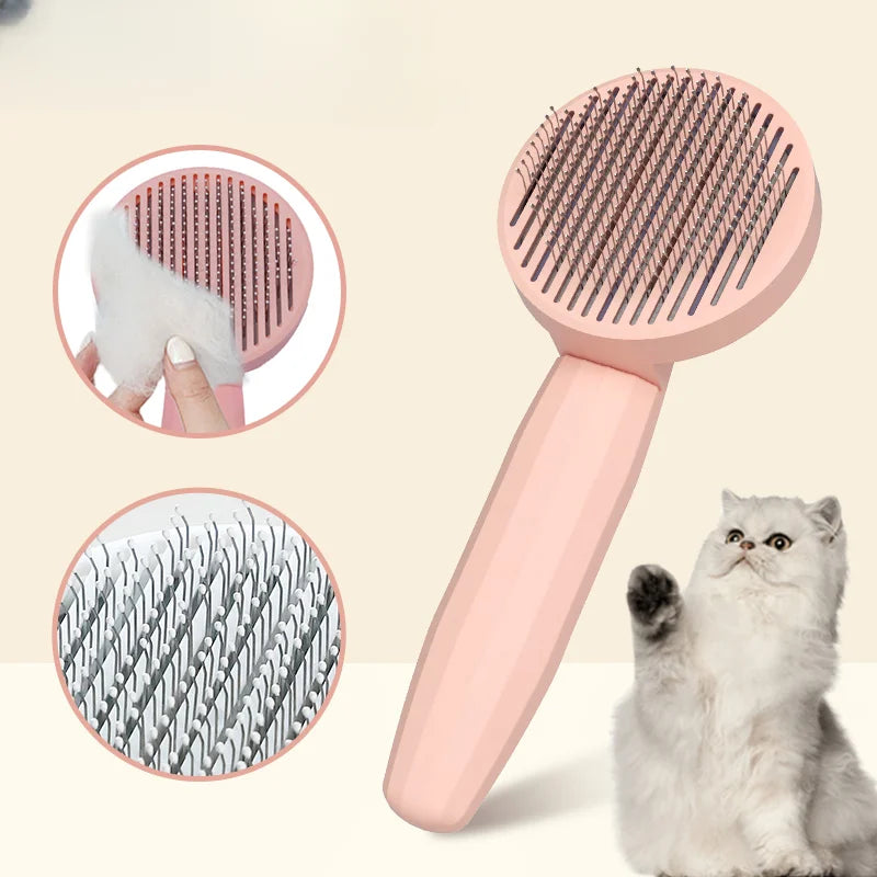 Dematting Brush and Grooming Comb for Cats and Dogs