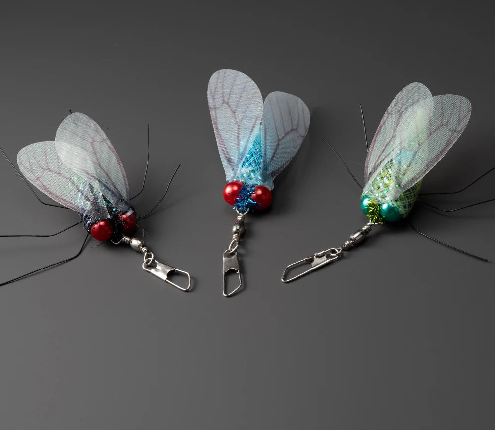 Cicada Bell Cat Teaser Wand Replacement Heads – 5 Pack