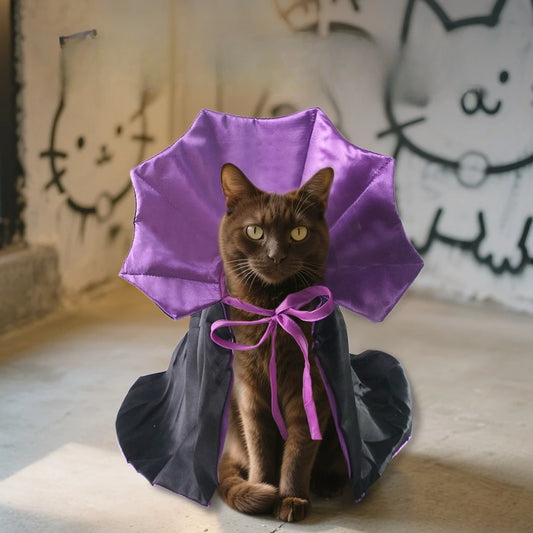 Vampire Cloak Pet Costume for Dogs and Cats