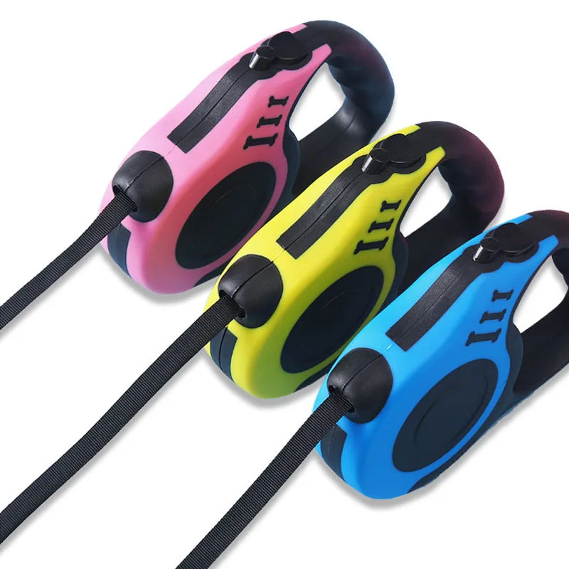 Laisse Rétractable pour Chien - Laisse Extensible Automatique pour Chiens de Petite à Moyenne Taille