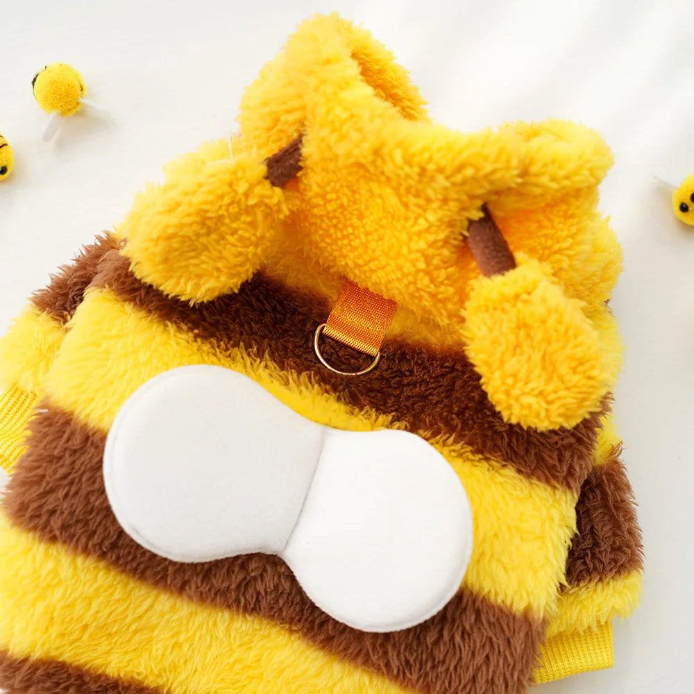 Bee Cosplay Hoodie & Warm Jacket for Small & Medium Dogs