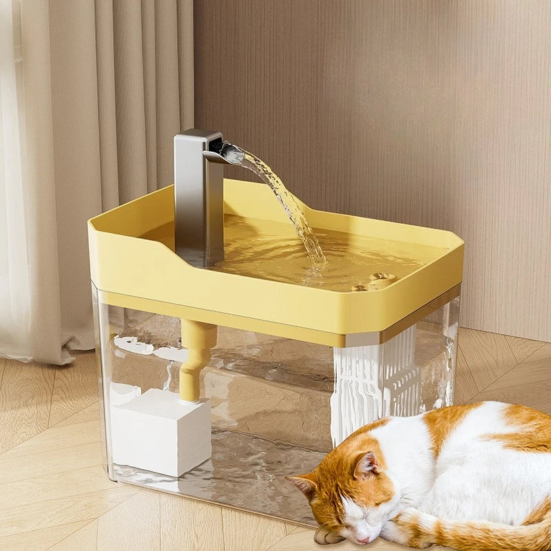 Pet Water Fountain - 1.5L Electric Auto Filter Water Dispenser for Cats