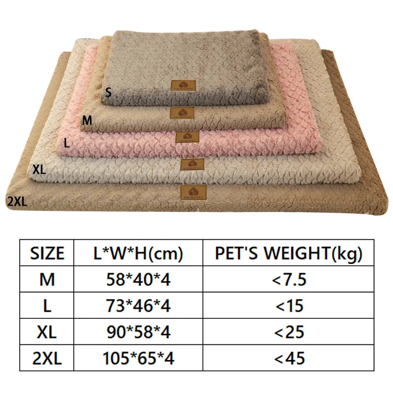 Orthopedic Dog Bed — 3D Foam with Removable Washable Faux Fur Cover & Anti-Slip Base
