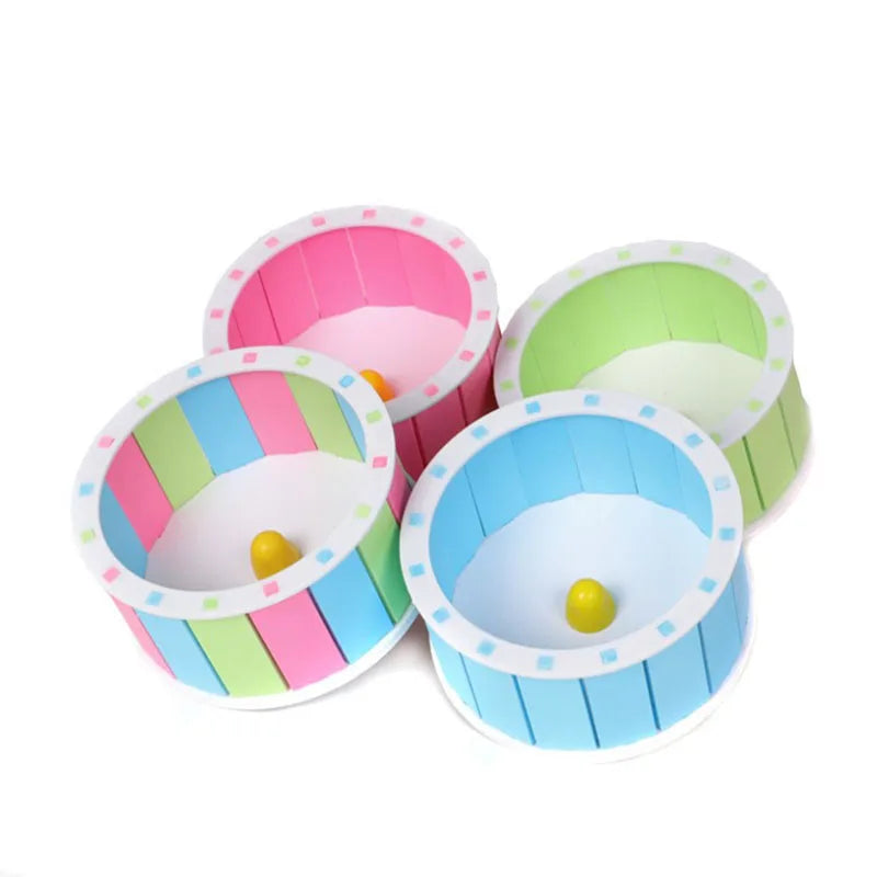 Silent Hamster Exercise Wheel - Smooth Running Toy for Small Pets