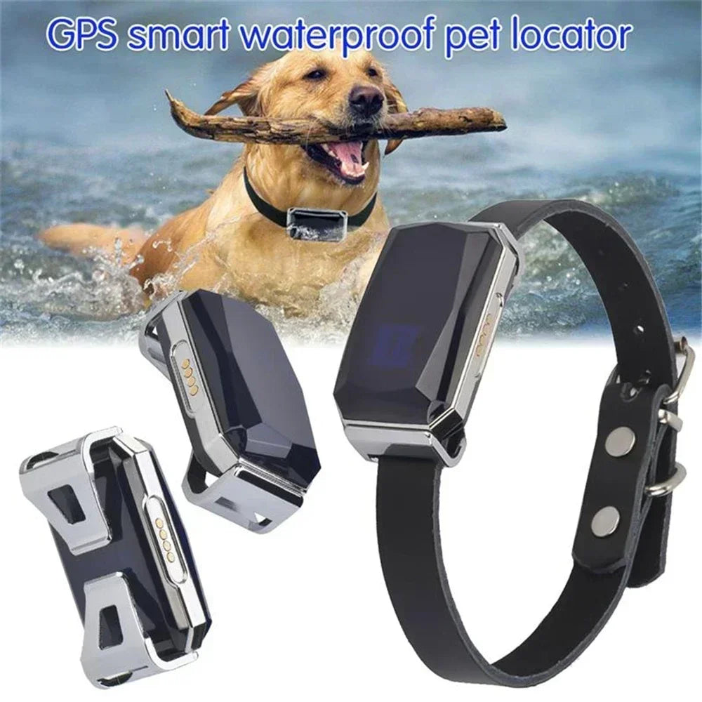 Waterproof GPS Pet Collar Tracker with WiFi & Real-Time Tracking