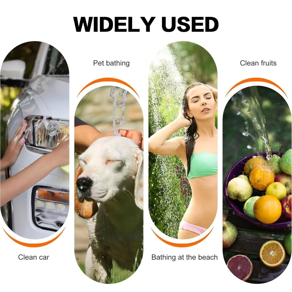 Portable Rechargeable Handheld Shower for Dogs & Outdoor Use