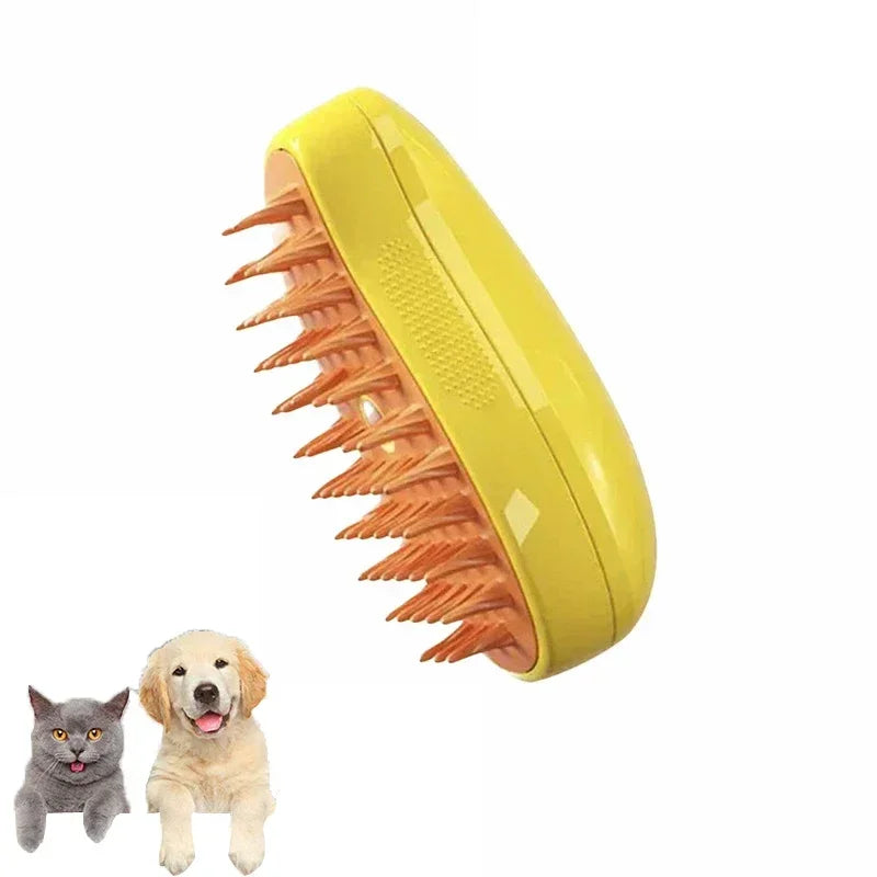 Steamy Brush - Pulvérisateur électrique pour le toilettage des animaux de compagnie