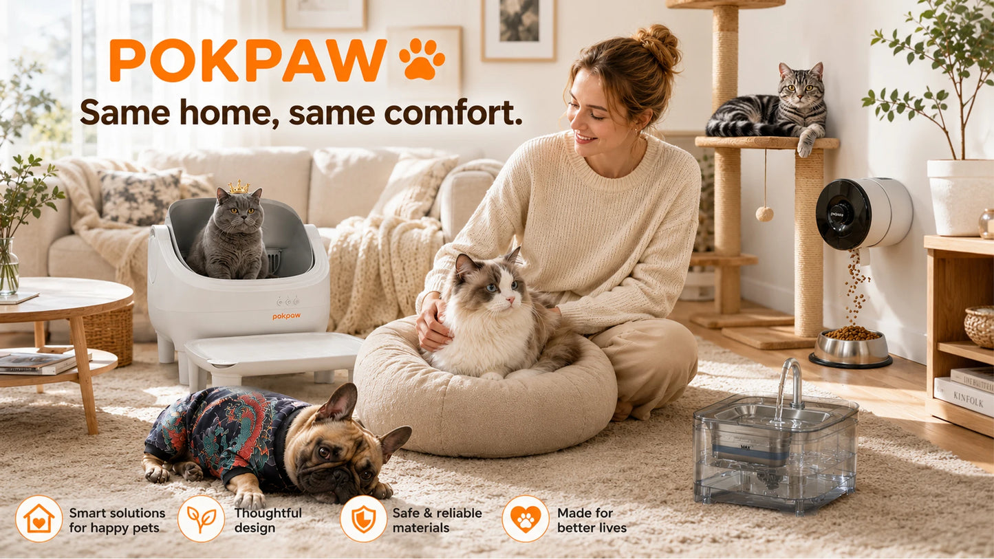 76L Large Automatic Self-Cleaning Cat Litter Box – Smart Open Sandbox