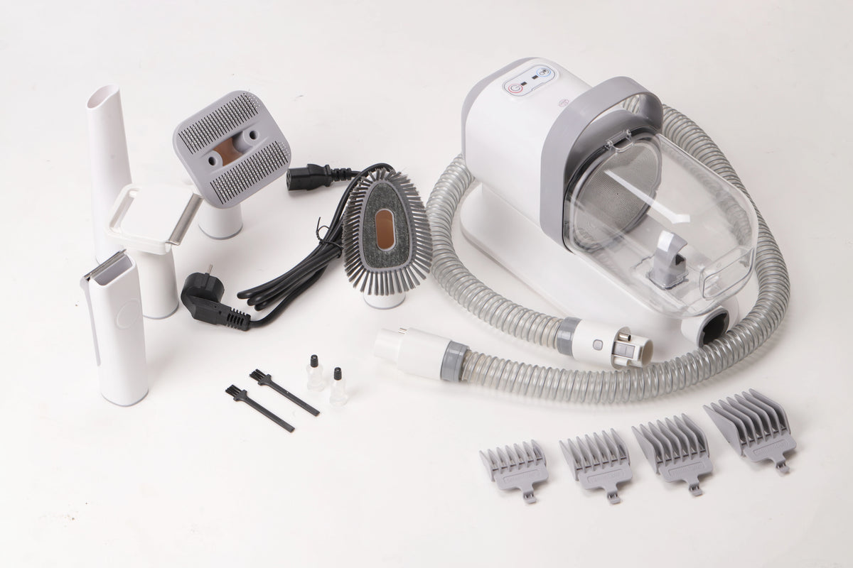 5-in-1 Pet Grooming Vacuum Kit | UK Plug Available | 2L | 3 Speeds | CE Certified