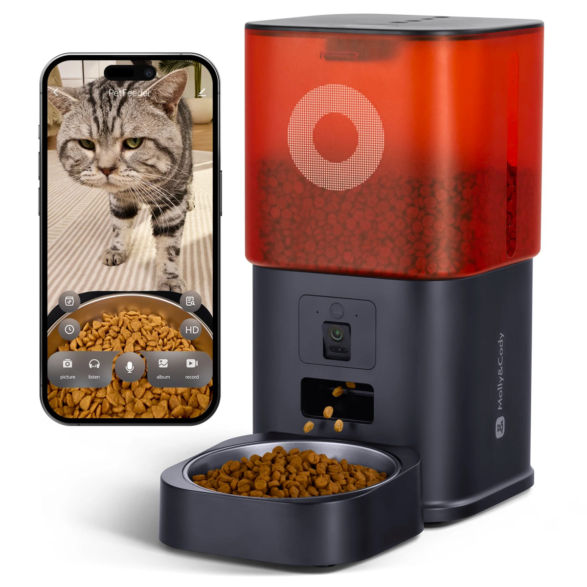 Automatic Pet Feeder with Camera