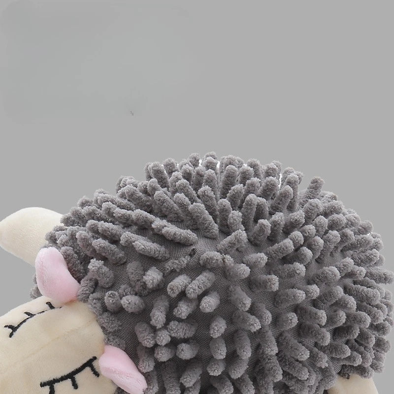 Peluche de créature marine en velours pour chien - Jouet à mâcher couineur pour petits chiens