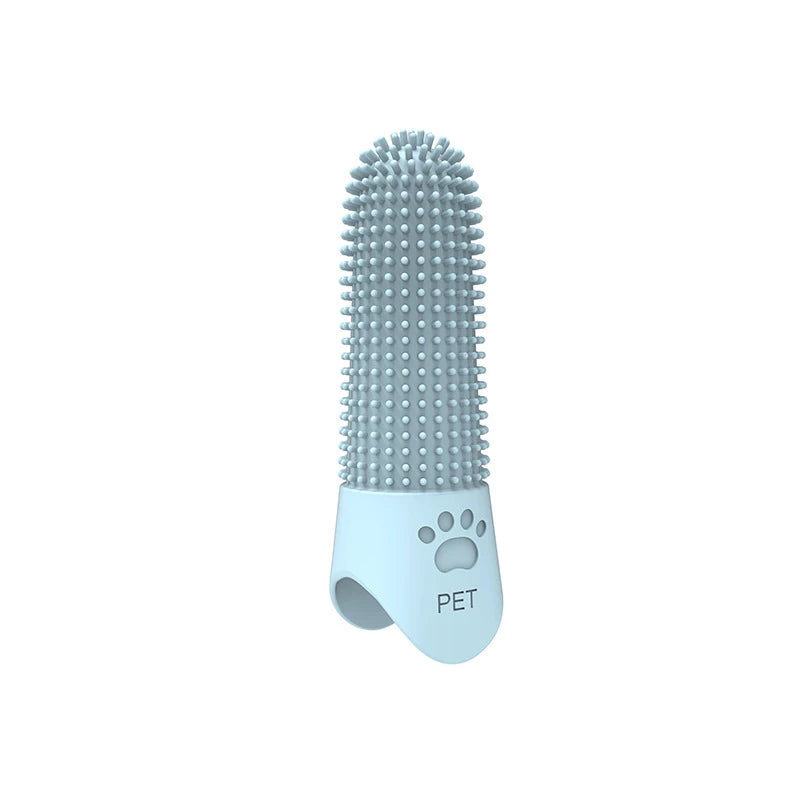 360° Silicone Finger Toothbrush for Dogs & Cats