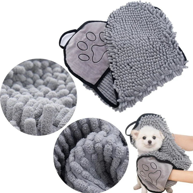 Quick-Drying Super Absorbent Pet Bath Towel for Dogs & Cats