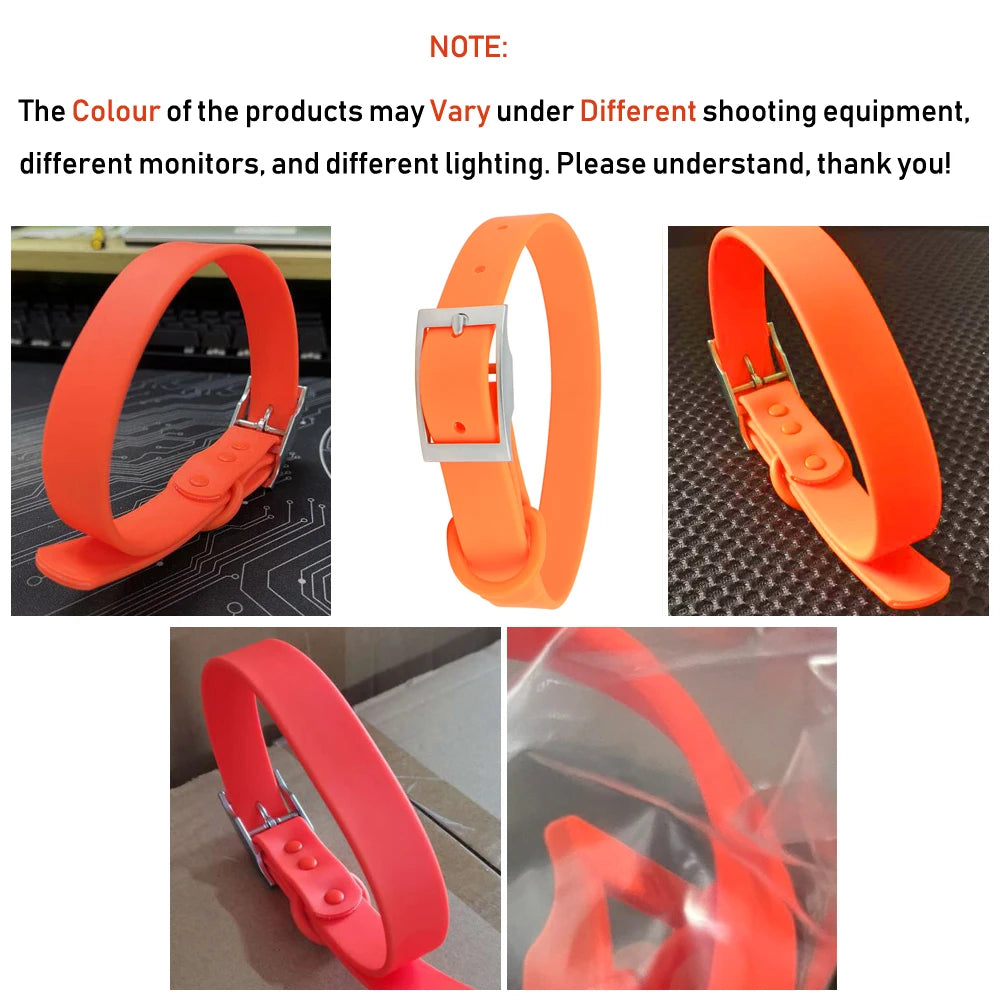 Waterproof Adjustable PVC Pet Collar — 12 Colours