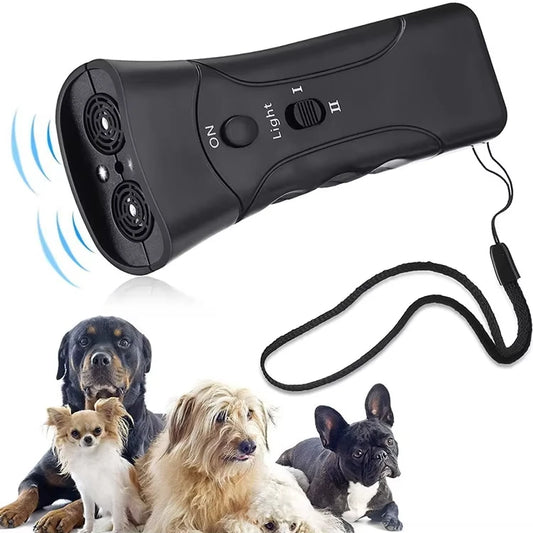 Ultrasonic Anti-Bark Dog Training Device with LED